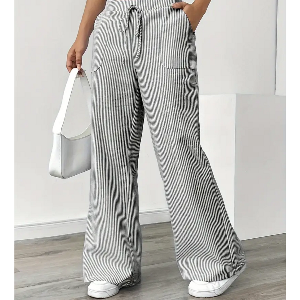 Iryna | Modern Pocket Striped Pant