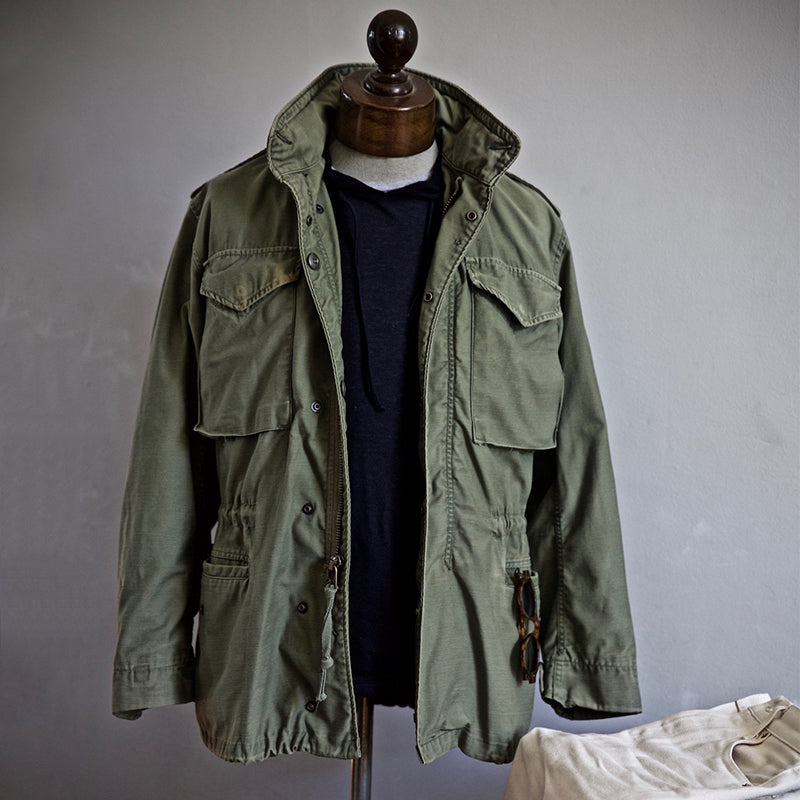 Men's Vintage M-65 Field Jacket | Durable Military Outerwear