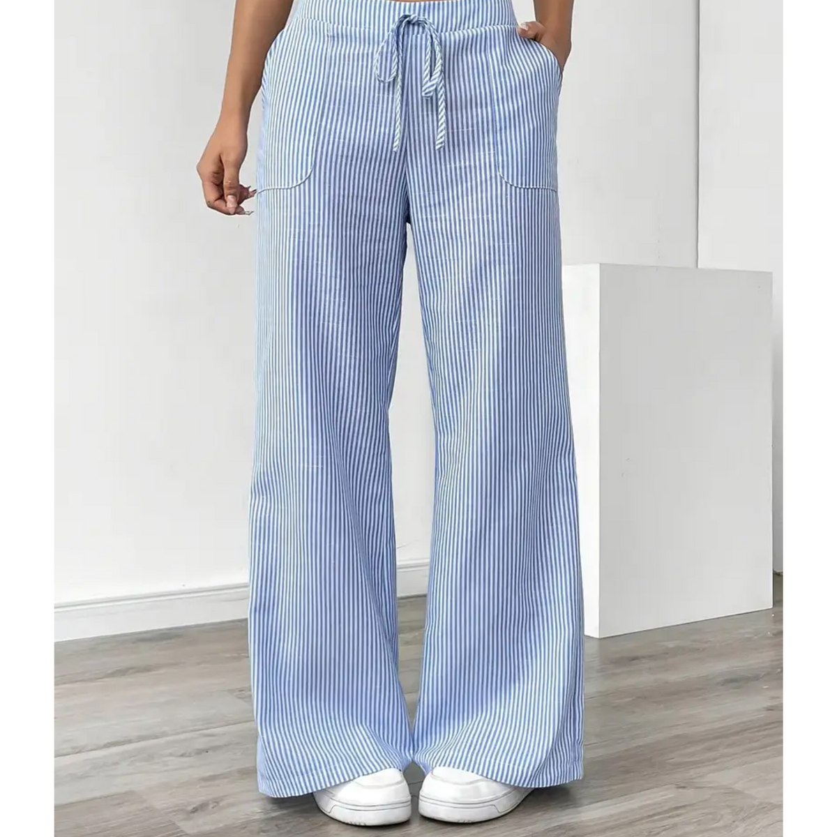 Iryna | Modern Pocket Striped Pant