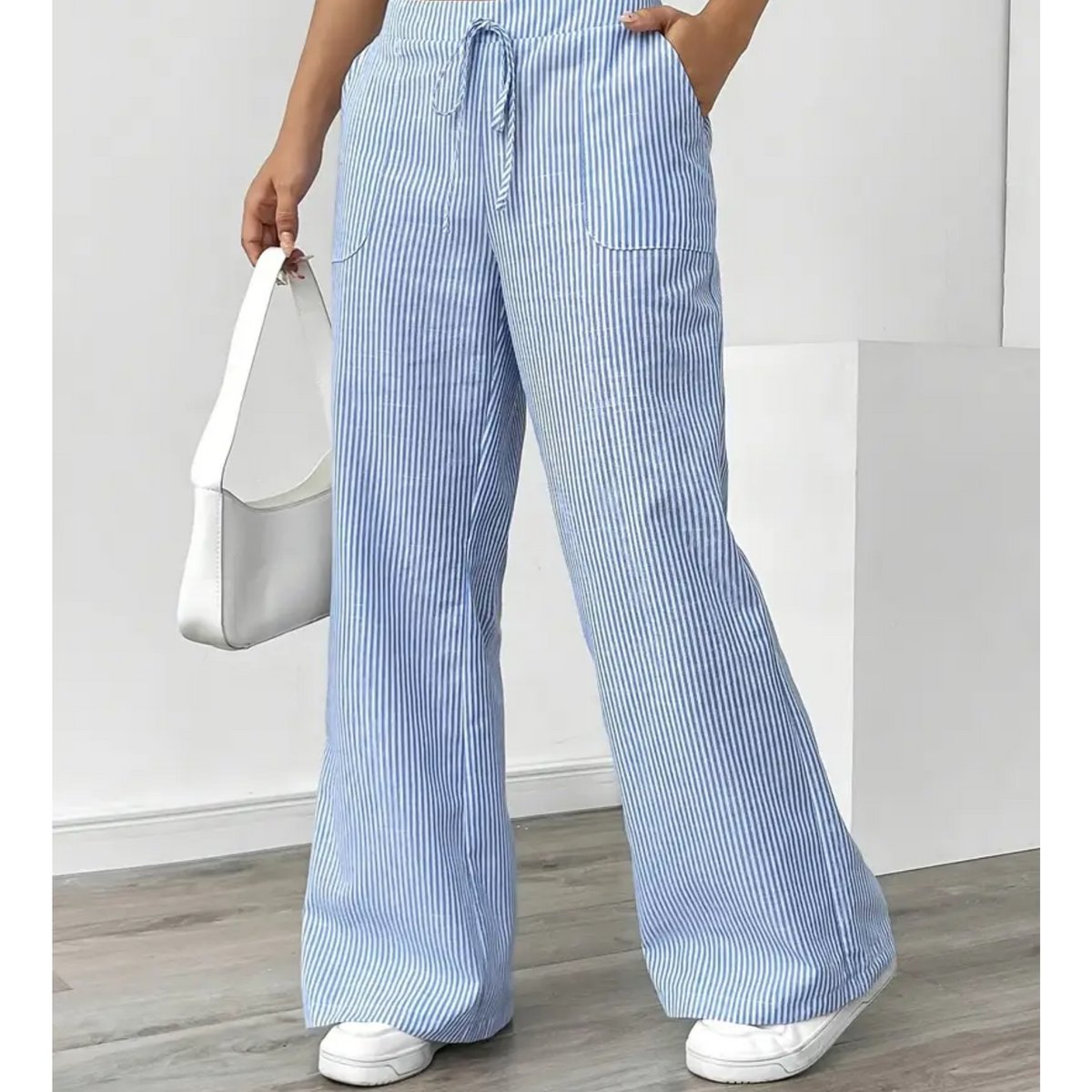 Iryna | Modern Pocket Striped Pant
