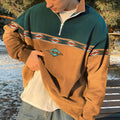 Men's Knit Autumn Winter Zip Sweater | Retro Elegant Casual Top