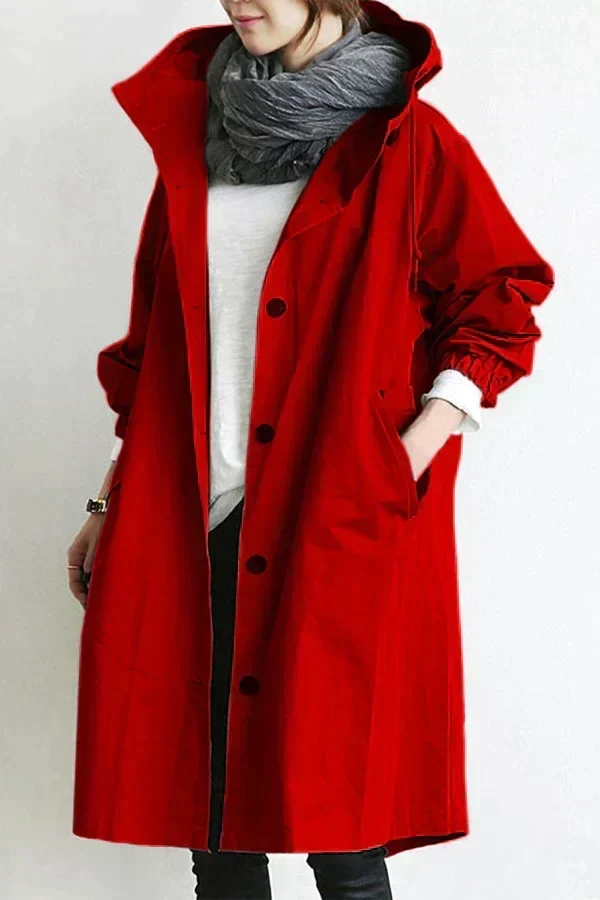 Women's Waterproof Raincoat | Hooded Breathable Jacket
