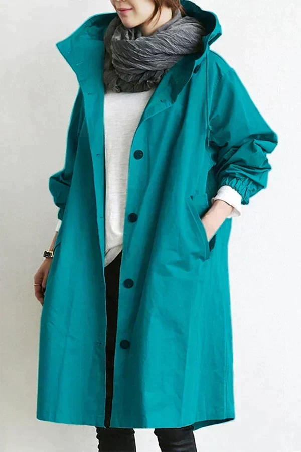 Women's Waterproof Raincoat | Hooded Breathable Jacket