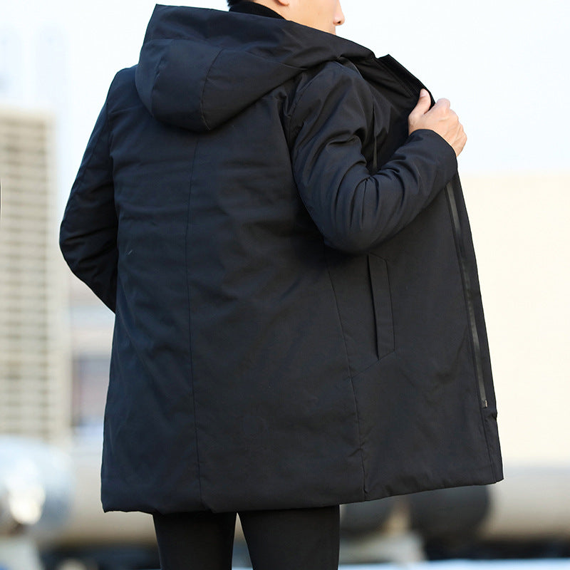 Men's Waterproof Long Winter Jacket | Insulating Hooded Parka